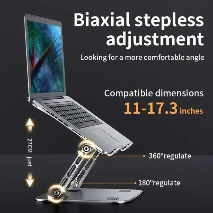 Tablet Stand Aluminum Tablet Holder for Desk with Adjustable 360° Swivel Bracket for iPad Pro Air Mini Galaxy Tab for 4.7''-13"