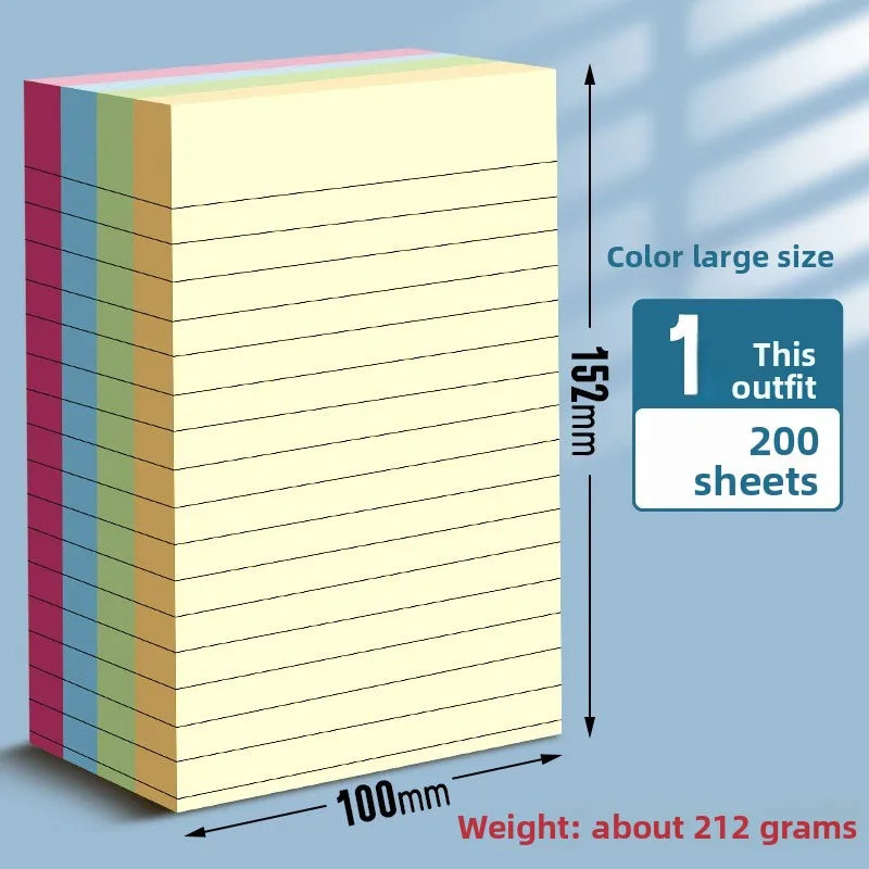 2026 11 Pcs Fluorescent Color Sticky Note Posted It Note Pads Stickers Planner Sticker Notepad Memo Pad School Office Supplies