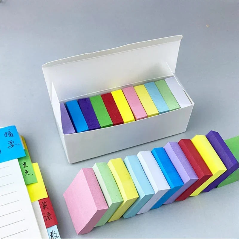 2026 11 Pcs Fluorescent Color Sticky Note Posted It Note Pads Stickers Planner Sticker Notepad Memo Pad School Office Supplies