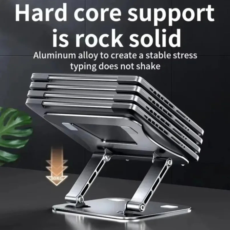 Tablet Stand Aluminum Tablet Holder for Desk with Adjustable 360° Swivel Bracket for iPad Pro Air Mini Galaxy Tab for 4.7''-13"