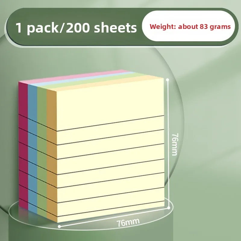 2026 11 Pcs Fluorescent Color Sticky Note Posted It Note Pads Stickers Planner Sticker Notepad Memo Pad School Office Supplies
