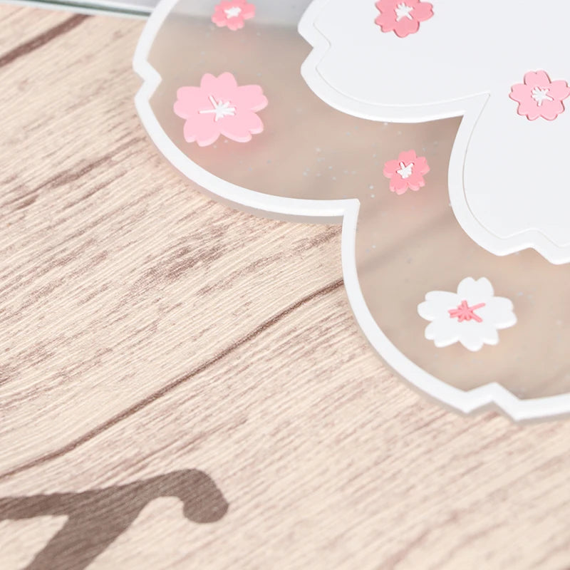 Cherry Blossom Heat Insulation Pad Dining Table Mat Anti-skid Cup Pads Non-slip Coaster Kitchen Accessories Coasters Table Mat