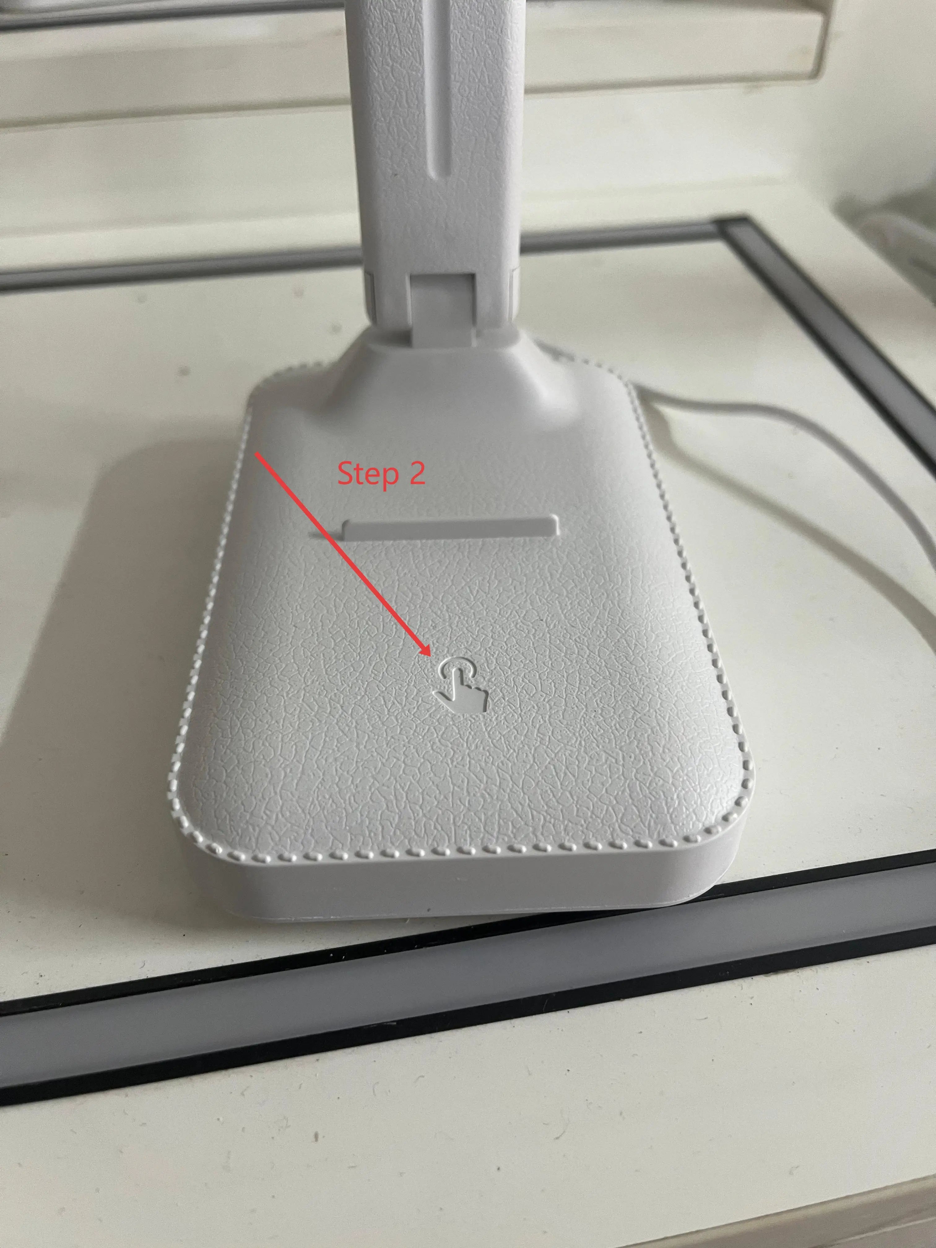 Folding Desk Lamp, USB Touch Control Dimmable Night Light, LED USB Rechargeable Desk Lamp for Student Dormitory Reading and Bedr