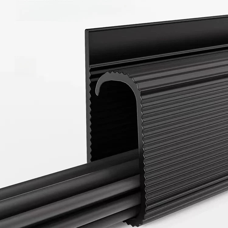Self adhesive Under Desk Cable Management Tray PVC Power wire hider Strip Cord Holder No Drilling wire Organizer Cable Raceway