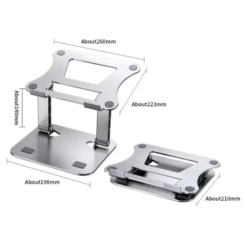 Tablet Stand Aluminum Tablet Holder for Desk with Adjustable 360° Swivel Bracket for iPad Pro Air Mini Galaxy Tab for 4.7''-13"