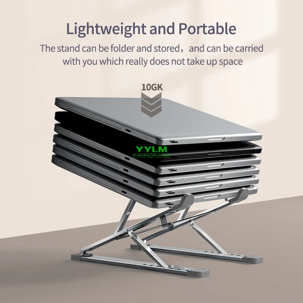 N8 Laptop Stand Aluminum for Macbook Adjustable Portable More Stabe Laptop Stand Cooling Stand Foldable Notebook Holder