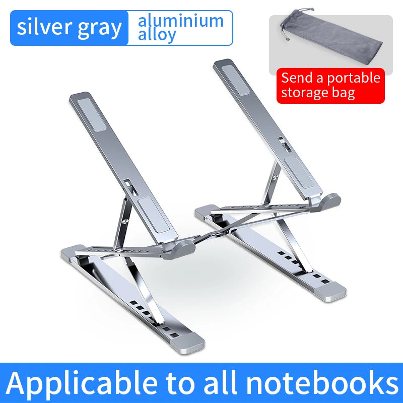 N8 Laptop Stand Aluminum for Macbook Adjustable Portable More Stabe Laptop Stand Cooling Stand Foldable Notebook Holder