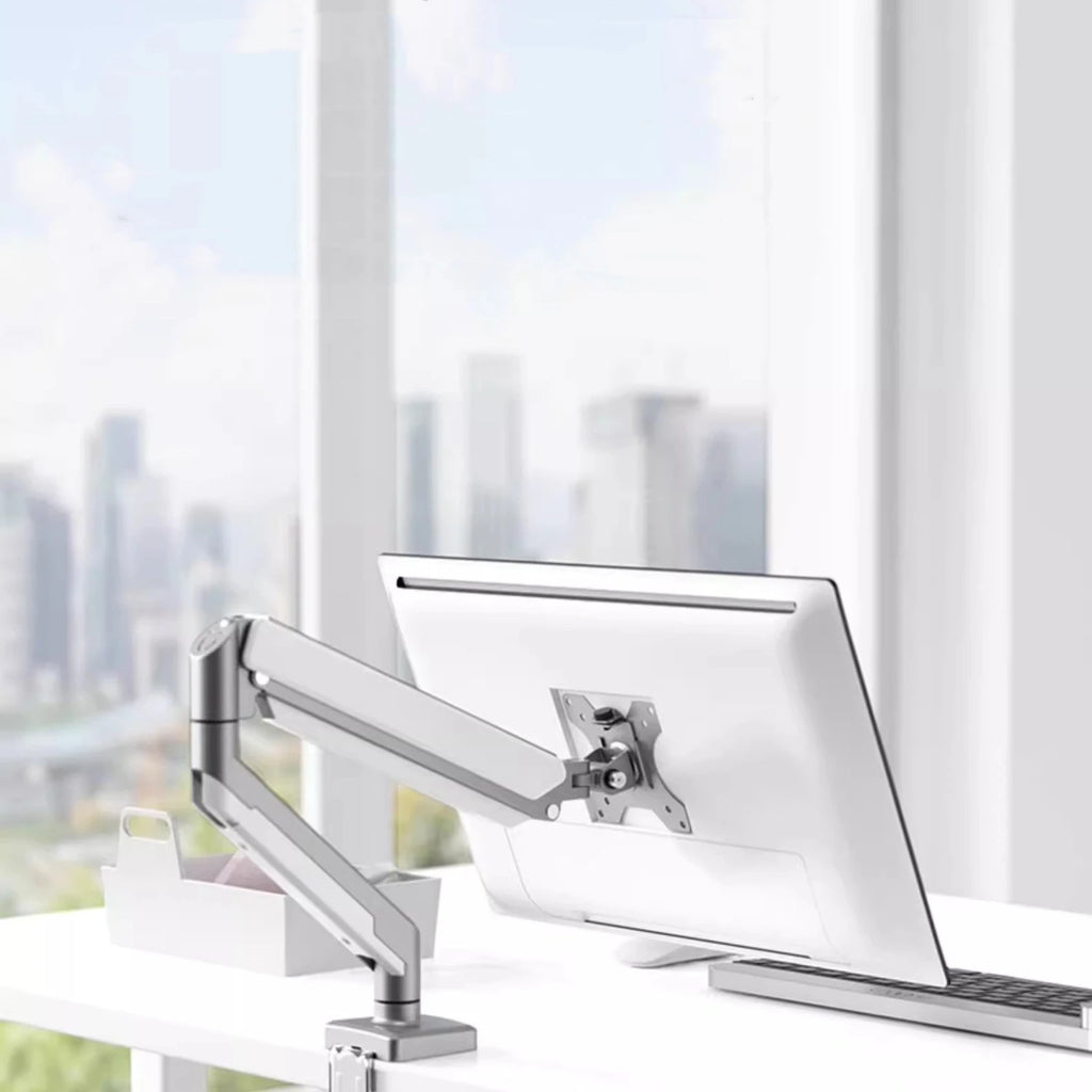 Universal Single Monitor Bracket Up To 32 Inches And 19.8 Lbs Per Screen Computer Desk Mount Stand Adjustable Computer Bracket