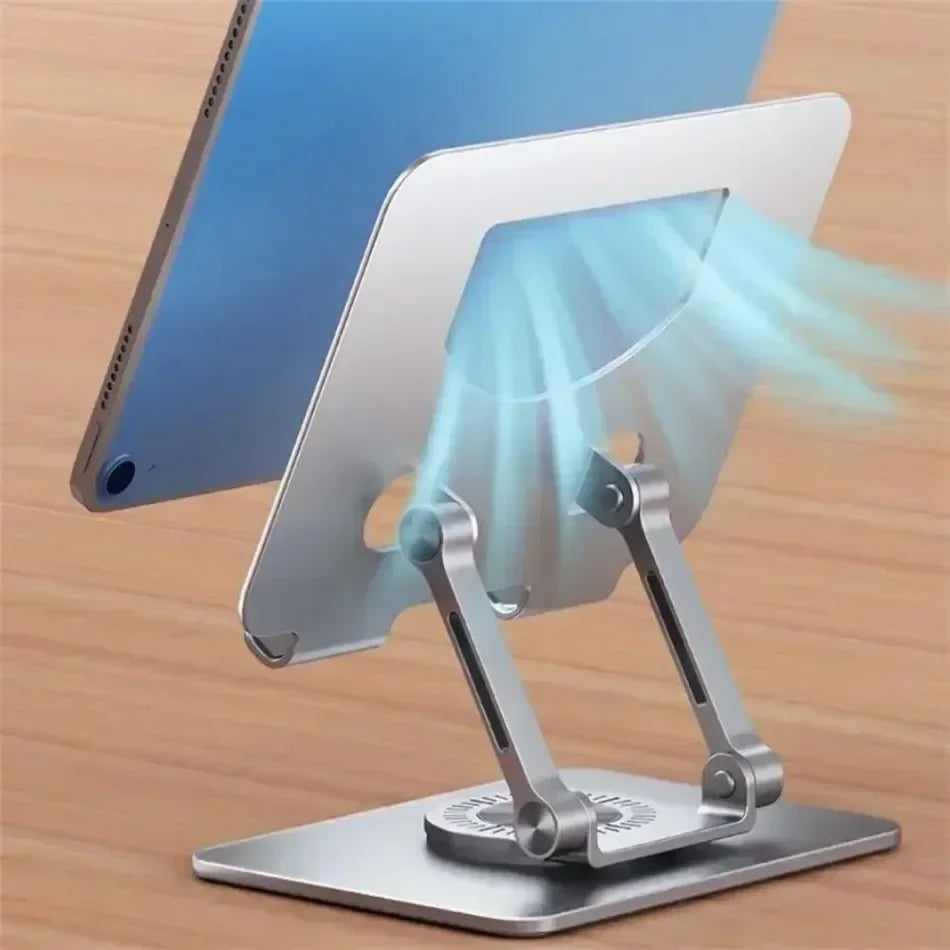 Tablet Stand Aluminum Tablet Holder for Desk with Adjustable 360° Swivel Bracket for iPad Pro Air Mini Galaxy Tab for 4.7''-13"